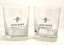 Set of 2 - John Barr Blended Scotch Whisky Glasses - 10 oz picture