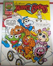 💥🐸 MUPPET BABIES #58 MARVEL COMICS UK 1988 Kermit JIM HENSON Gonzo MISS PIGGY picture