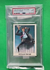 RARE 1989 Donald Trump PSA 9 Rotten to the Core #26 ROOKIE Vintage ￼Trading Card picture