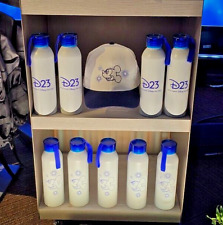👀 NEW D23 2024 Expo Aluminum Water Bottle Disney D23 22oz Water Bottle In Hand picture