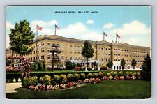Bay City MI-Michigan, Wenonah Hotel, Advertising, Antique Vintage Postcard picture
