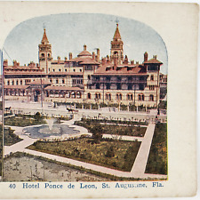 Ponce de Leon Hotel Stereoview 1920s St Augustine Florida Flagler College A384 picture