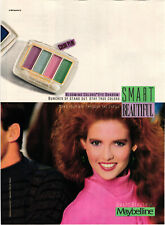 Maybelline Smart Beautiful Blooming Colors Eye Shadow Print Advertisement picture