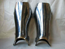Medieval Legs Protection pair of Greaves Larp SCA Steel knight Legs Guard Armour picture