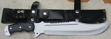 OSTRA HIGH CARBON STEEL BUSH CRAFT HUNTING BOWIE KNIFE WITH MICARTA HANDLE(I picture