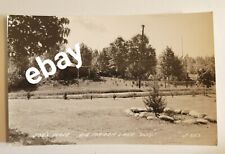 Rare Real Photo Joe's Place Big Maiden Lake Wisconsin WI Postcard Z2  picture