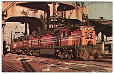 New Haven 303 Locomotive CT Cedar Hill Engine Terminal Coal Pocket Postcard picture