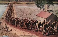 Vintage Postcard Canadian Troops Of For The War Canada The Osborne Co. Pub. picture
