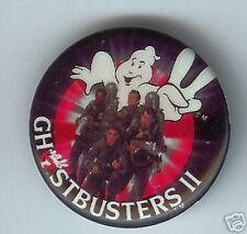 Vintage 1988 GHOSTBUSTERS II pinback  ORIGINAL promo pin FULL CAST pin picture