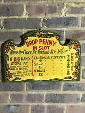 Antique Vintage Original Fairground Sign picture