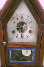  Vintage Antique WML GILBERT. CATHEDRAL CLOCK.CONVERTED TO BATTERY DIGITAL.WORKS picture