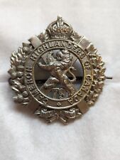 Orig Pre WW1 Cap Badge 79th Cameron Highlanders Of Canada.  S1 picture
