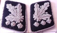 German WW2 Officer Collar Tabs PAIR picture