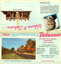 Vintage 1959-60 Delaware Official Road Map from DE State Highway Department picture