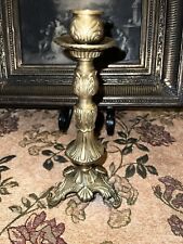 Antique French bronze candlestick picture