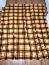 Vintage Woolrich Pearce Plaid Multicolor Blanket Yellow 79 x 34 in picture