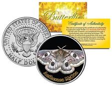 ANTHERAEA MYLITTA BUTTERFLY JFK Kennedy Half Dollar U.S. Colorized Coin picture