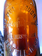 Rare Washington Picture Whiskey THE HUB LIQUOR CO. 213 1ST AVE SO  SEATTLE WASH picture