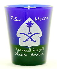 MECCA SAUDI ARABIA COBALT BLUE CLASSIC DESIGN SHOT GLASS SHOTGLASS picture
