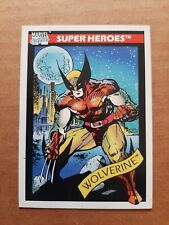 1991 wolverine impel toybiz promo card for marvel universe series II picture