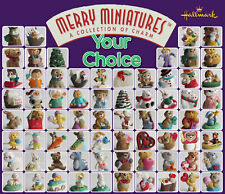 1981-1998 Hallmark Keepsake MERRY MINIATURES Ornament Series KOCC Holiday CHOICE picture