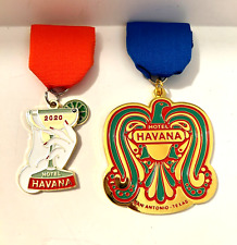 2020 and 2024 Hotel Havana San Antonio Fiesta Medals- Spinner and Beautiful NEW picture
