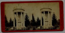 Scribner's Monument Greenwood Cemetery Brooklyn NY 1880s Photo Stereoview picture