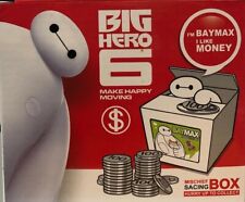 Big Hero 6 Baymax Mischief Coin Stealing Musical Bank. US Seller  picture
