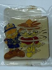 Vintage Garfield and Odie Spin Hat Pin - New in Package picture