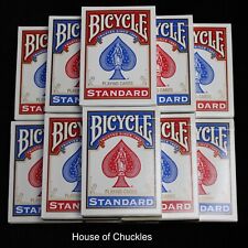 12 - Mirage Decks - Blue n Red Bicycle Back - Magic Playing Card Trick picture