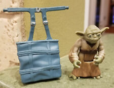 1995 Star Wars POTF 1995 Kenner/Tonka YODA W/JEDI TRAINER BACKPACK Act Figure picture