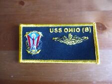 US NAVY SSBN- 726 SSGN USS OHIO Nametag PATCH SUBMARINE Naval Force Bangor picture
