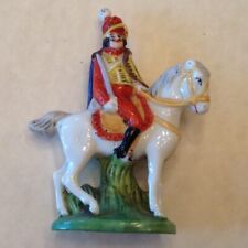 ~ Antique Napoleonic Miniature Porcelain Toy Soldier - Kister Scheibe Alsbach  picture