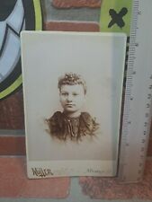 antique cabinet Card Woman Lauren And Miller's Ohio  picture