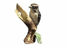 Vintage Lenox Fine Porcelain Garden Bird Downy Woodpecker Figurine 1989 picture