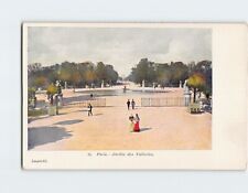Postcard Tuileries Garden Paris France picture