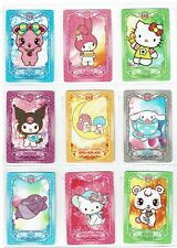 Hello Kitty Sanrio Complete Colorful Character Paper Pocket Trading Set IMPORT picture