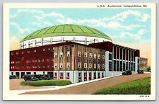 Independence MO-Missouri, L.D.S. Auditorium Building Exterior, Vintage Postcard picture