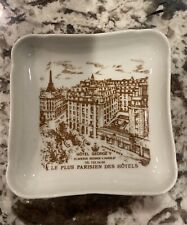 VTG Pillivuyt France, Hotel George V, Porcelain Trinket Dish,Ring, Ash Tray 🇫🇷 picture