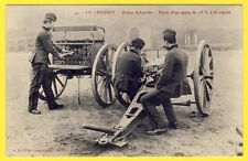 cpa 71 - Le CREUSOT FACTORIES SCHNEIDER tests of a CANON of 75 FACTORY GUNS picture