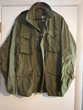 Vintage Men’s Military Cold Weather Field Coat Small Long 1980s picture