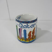 Qatar 3D Embossed City Colorful Coffee Mug Skyline Camel picture