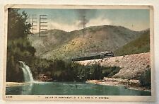 Antique 1917 Train Postcard Falls In Portneuf OSL & UP System ID Posted /Stamp picture