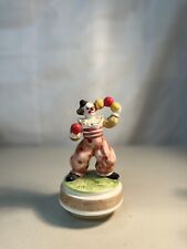 Vintage Schmid Clown Magician Rotating Music Box plays Send in the Clowns  picture