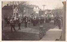 J86/ Buckeye City Danville Ohio RPPC Postcard c1910 Parade Prohibition Band 22 picture
