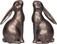 Decorative Resin Rabbit Bookends, Bronze, Set of 2 picture