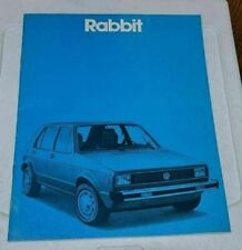 Car Brochure Volkswagen Rabbit c. 1970s/80s picture