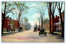 c1910's Delaware Ave McKinley Monument Cars Buffalo New York NY Antique Postcard picture