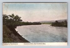 East Northfield MA-Massachusetts, Connecticut River, Antique Vintage Postcard picture