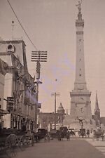 13x19 Print The Indiana Soldiers & Sailors Monument Army Navy picture